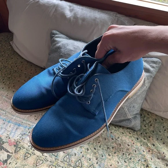 Calvin Klein | Shoes | Calvinklein Blue Dress Shoes Size 1  display picture 1